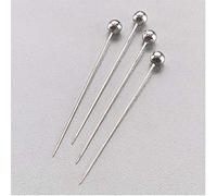 KnorrPrandell 6418716 - Stecknadeln Deko-Stecknadeln 64mm silber, 10 Stück/Beutel