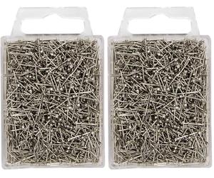 KnorrPrandell 8045100 Stecknadeln, 10 mm, Silber (Packung mit 2)