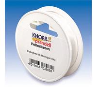 KnorrPrandell 8048304 Perlonfaden, 50 m - 0.3 mm Durchmesser, transparent