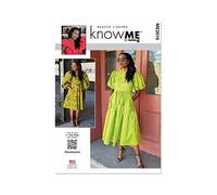 Know Me Beaute' J'Adore, Schnittmuster-Paket für Damenkleid, Designcode ME2016, Größen 46-48-50-52-54