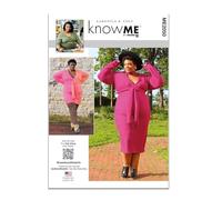 Know Me Misses' and Women's Knit Dress Strickkleid für Damen und Herren Schnittmuster-Paket, Papier, Mehrfarbig, Sizes 20W-22W-24W-26W-28W