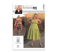 KNOW ME Schnittmuster ME2073Y5 Damen Crop Top und Rock von Alisha Grace Y5 (46-50-52-54)