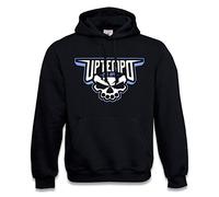 KNOW-MORE-STYLEZ Gabber Hooded Hardcore Uptempo - Skull Sweatshirt Kapuzenpulli Pulli Hoodie (3XL)