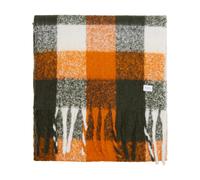 Knowledge Cotton Apparel - Großer karierter Schal - Recycled Polyester Scarf Green Check - Khaki Khaki one size