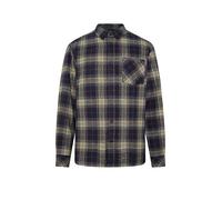 KnowledgeCotton Apparel - Regular Fit Checkered Shirt - Hemd, Gr. S, grau (BlueCheck)