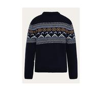 Knowledge Cotton Apparel | Lambswool Crew Neck Knit RWS Men, XL night sky