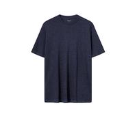 KnowledgeCotton Apparel - Linen T-Shirt - T-Shirt, Gr. L, blau (TotalEclipse)