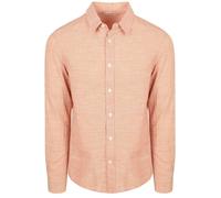KnowledgeCotton Apparel - Organic Cotton Striped Shirt - Hemd, Gr. XL, rosa (RedStripe)
