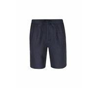 KnowledgeCotton Apparel - Fig Loose Linen Shorts - Shorts, Gr. S, blau (TotalEclipse)