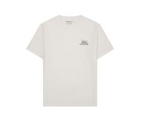 KnowledgeCotton Apparel - Regenerative Organic Cotton Chest Print T-Shirt - T-Shirt, Gr. L, weiß (Egret)