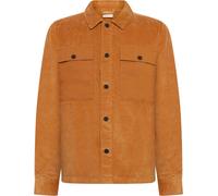 Knowledge Cotton Apparel - Überhemd aus Kordsamt - Organic Cotton Corduroy Overshirt Apple Cinnamon für Herren - Größe L - Orange Orange L