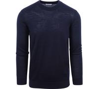 KnowledgeCotton Apparel Herren Merino Knit Crew Neck Pullover (Größe XL, blau)