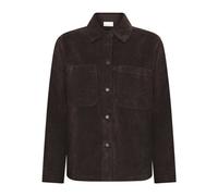 Knowledge Cotton Corduroy Overshirt W - Langharm Hemd - Damen M Dark Brown