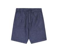 KNOWLEDGE COTTON FIG loose Linen Shorts Herren / 1450 YARNDYED-TOTAL ECLIPSE /