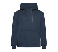 KNOWLEDGE COTTON Loose fit hood kangaroo pocket sweat with embroidery at chest Herren | 1001 TOTAL ECLIPSE | S
