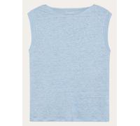 KNOWLEDGE COTTON Loose fold up linen T-Shirt- GOTS/Vegan Damen | 1009 SKYWAY | L