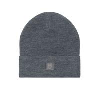 KNOWLEDGE COTTON Merino Wool Double Layer Beanie RWS | 1073 DARK GREY MELANGE |