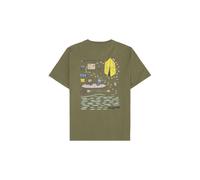 Knowledge Cotton | Regular Short Sleeve Heavy Single Shirt, S burned olive