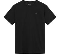 KnowledgeCotton Apparel T-Shirt LOKE Badge aus Bio-Baumwolle - ROC/GOTS/Vegan schwarz (black) jet XL