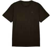 KnowledgeCotton Apparel Badge T-Shirt green melange - Größe XXXL