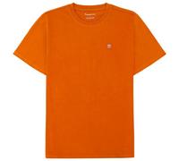 KnowledgeCotton Apparel - Badge T-Shirt - T-Shirt, Gr. M, orange (PumpkinSpice)