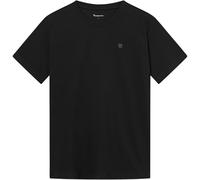 KnowledgeCotton Apparel Herren Loke Badge T-Shirt (Größe XL, schwarz)