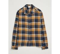 KnowledgeCotton Apparel - Big Checked Heavy Flannel - Hemd, Gr. S, braun (NavyCheck)