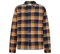 KnowledgeCotton Apparel Herren Big Checked Heavy Flannel Hemd (Größe L, blau)
