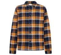 KnowledgeCotton Apparel - Big Checked Heavy Flannel - Hemd, Gr. M, braun (NavyCheck)