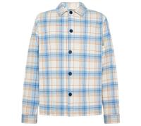 KnowledgeCotton Apparel - Big Checked Heavy Flannel - Hemd, Gr. S, grau (BlueCheck)