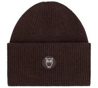 KnowledgeCotton Apparel - Big Rib Beanie - Mütze, Gr. One Size, braun (ChocolateTorte)
