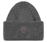 KnowledgeCotton Apparel - Big Rib Beanie - Mütze, Gr. One Size, grau (DarkGreyMelange)