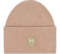 KnowledgeCotton Apparel - Big Rib Beanie - Mütze, Gr. One Size, braun (KelpMelange)