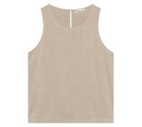 KnowledgeCotton Apparel Linen-Mix Top Women light feather gray - Größe S