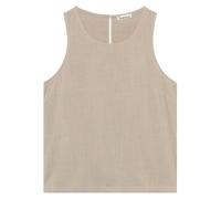 KnowledgeCotton Apparel Blusentop aus Ecovero und Bio-Leinen beige-light-feather-gray XL