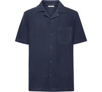 KnowledgeCotton Apparel Box Fit Bouclé Herren Hemden blau Größe L Lifestyle Hautfreundlich
