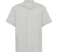 KnowledgeCotton Apparel Box Linen Herren Hemden grau Größe S Lifestyle Hautfreundlich