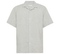 KnowledgeCotton Apparel - Box S/S Linen Shirt - Hemd, Gr. XL, grau (UltimateGrey/Yarndyed)