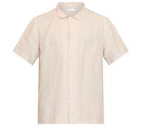 KnowledgeCotton Apparel - Box S/S Linen Shirt - Hemd, Gr. XXL, beige (LightFeatherGray)