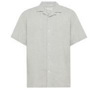 KnowledgeCotton Apparel - Box S/S Linen Shirt - Hemd, Gr. XXL, grau (UltimateGrey/Yarndyed)