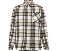 KnowledgeCotton Apparel Checked Flannel Herren Hemden weiss Größe L Lifestyle Hautfreundlich