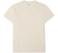 KnowledgeCotton Apparel Chest Embroidery Herren T-Shirts weiss Größe XL Lifestyle Hautfreundlich