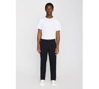KnowledgeCotton Apparel Chino Hose CHUCK Flannel aus Bio-Baumwolle Blau (night sky)