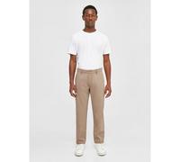 KnowledgeCotton Apparel Twill-Chinohose - CHUCK regular chino twill pants - aus Bio Baumwolle Natur (Tuffet) 32 / 32