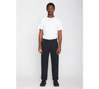 KnowledgeCotton Apparel Chuck Regular Cotton Twill Chino Jet Black Schwarz W31L32
