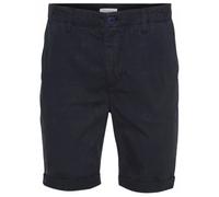 KnowledgeCotton Apparel - Chuck Regular Chino Poplin Shorts Vegan - Freizeithose, Gr. S-M 29, blau (TotalEclipse)