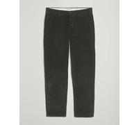 KnowledgeCotton Apparel Chuck Regular Cord Trousers Olive Grün W34L32