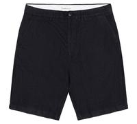 KnowledgeCotton Apparel - Chuck Regular Linen Shorts - Shorts, Gr. S-M 28, schwarz (BlackJet)