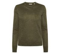 KnowledgeCotton Apparel Crew-Neck-Pullover aus Tencel Damen gruen (forrest-night) S