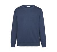 KnowledgeCotton Apparel Crewneck Strickpullover VAGN aus Bio-Baumwolle - ROC/GOTS/Vegan blau (vintage indigo) XL